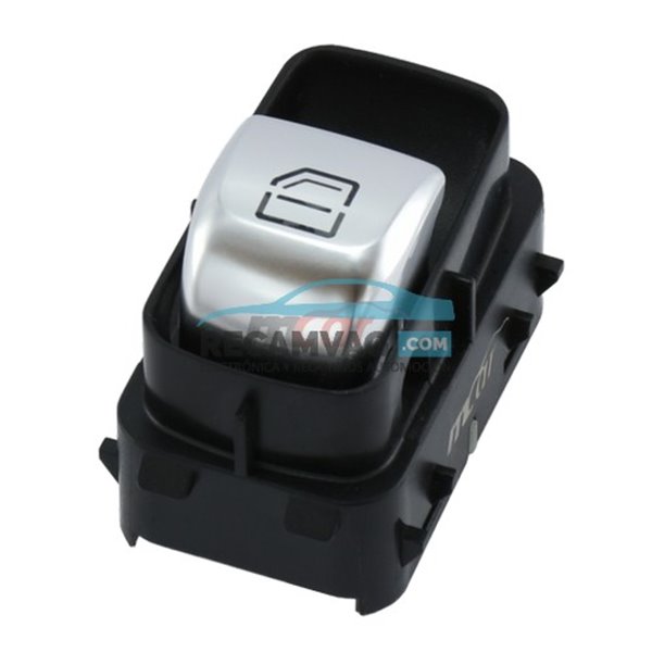Botonera W213 - W222 pasajero negro luz blanca 9051
