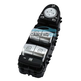 Botonera W213 - W222 conductor negro luz blanca