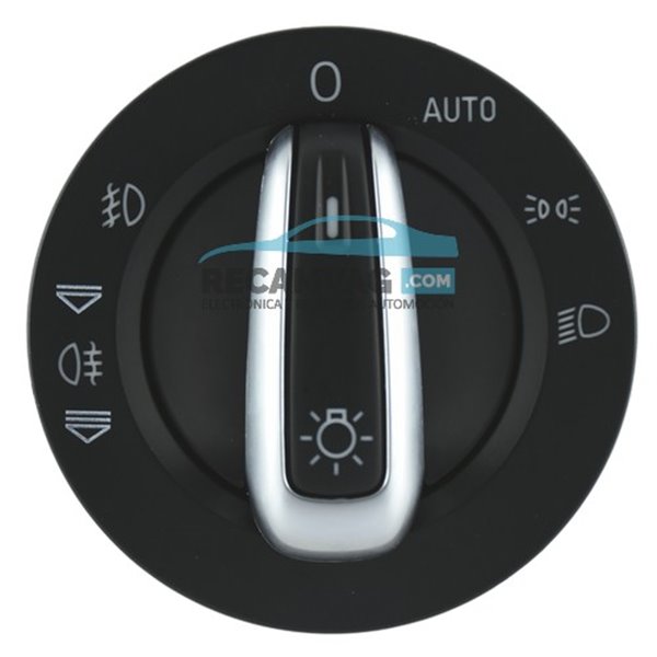 Botonera luces A6 '05 - '11 - Q7 '07 cromada